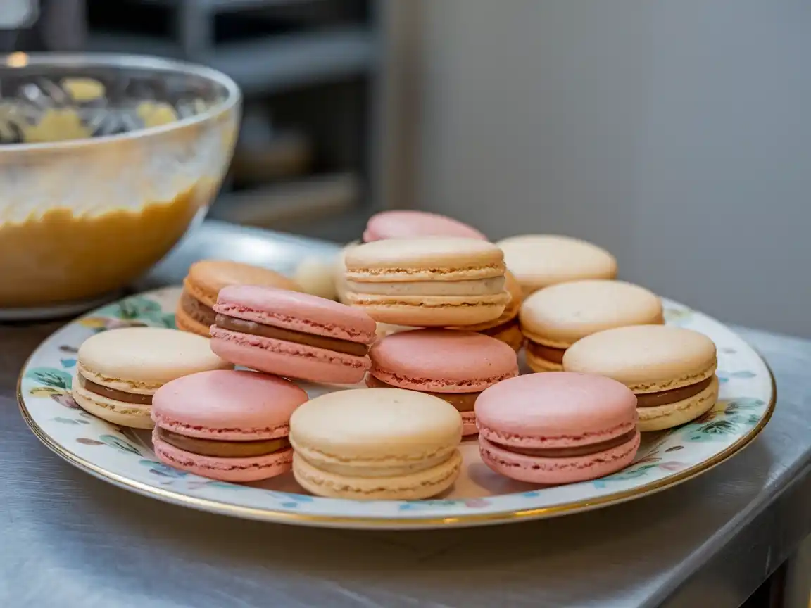 Macarons füllen mit Füllung