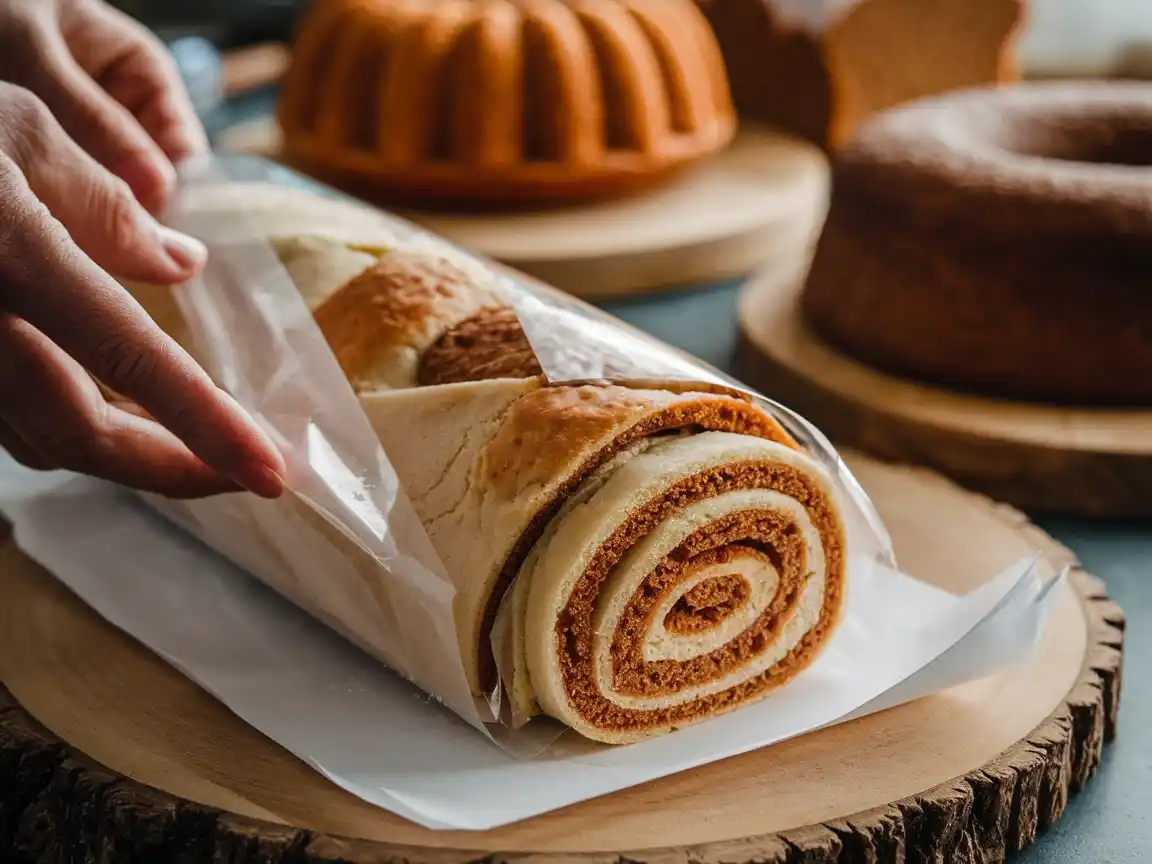 Gefüllte Biskuitrolle Rezept