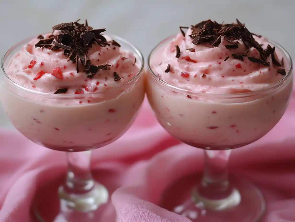 In der Creme Erdbeeren wird die geschlagene Sahne unter die Erdbeer-Mascarpone-Mischung gehoben, um eine besonders leichte und luftige Konsistenz zu erreichen.