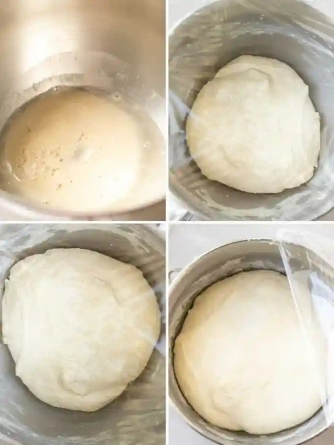 Teigschritte für weißbrot selber backen mit trockenhefe – vom Ansetzen bis zum Aufgehen