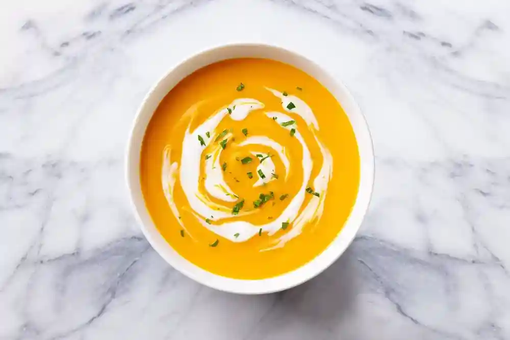 Butternut Kürbis Suppe – cremiges Kürbissuppe Rezept mit Sahnewirbel