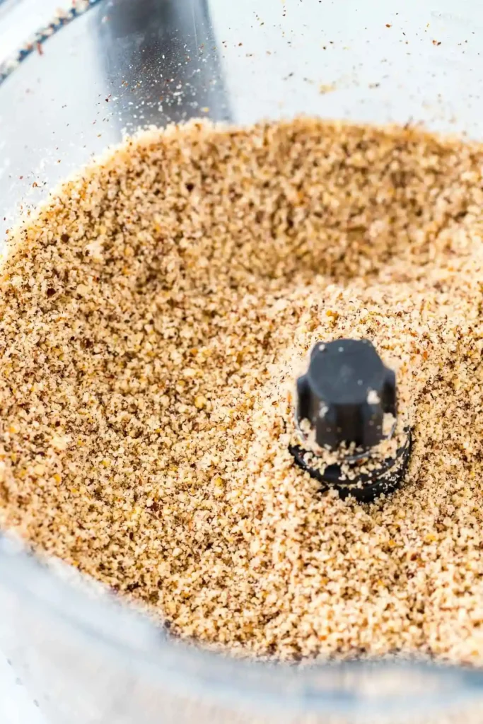 Gemahlene Nüsse für Zimtsterne Rezept – Vorbereitung für Zimtsterne ohne Alkohol