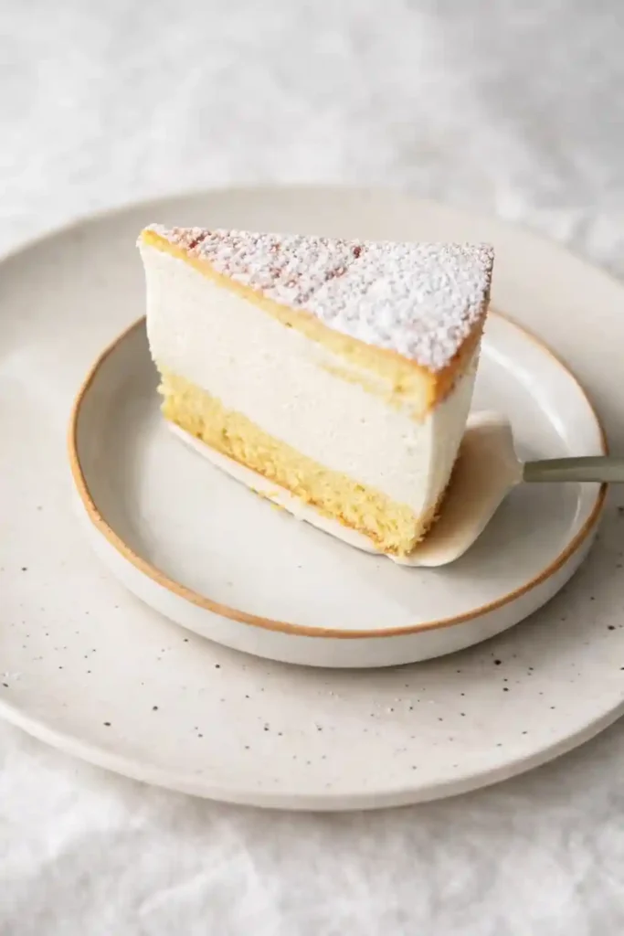 Käse Sahne Torte Rezept mit Quark wie vom Konditor – fluffige Käsesahnetorte mit Sahnequark Creme und Biskuitboden