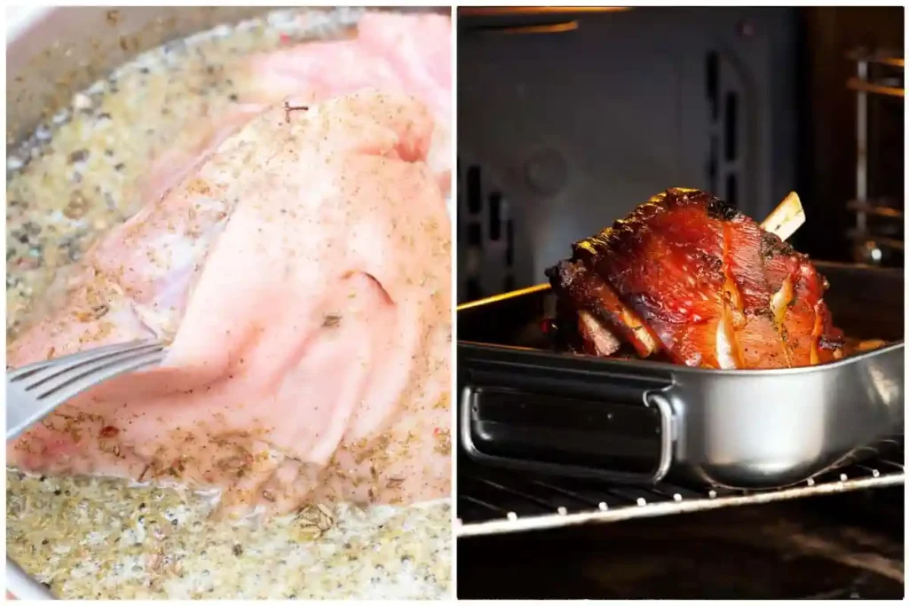 Schweinshaxe im Backofen mit Vorkochen – Haxe würzen und knusprige Schweinshaxe im Ofen braten