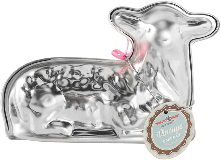 Osterlamm Backform aus Aluminium für saftiges Osterlamm backen – 3D Backform für Osterlämmchen Rezept
