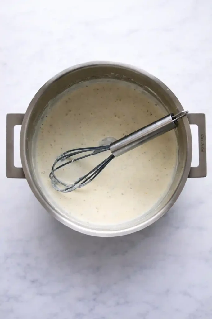 Cremige Sauce für Pasta mit grünem Spargel – Zitronen Parmesan Sauce für Nudeln mit Spargel Rezept