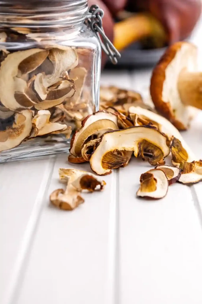 Getrocknete Steinpilze im Glas – Zutat für aromatische Pilzsoße wie im Restaurant selber machen