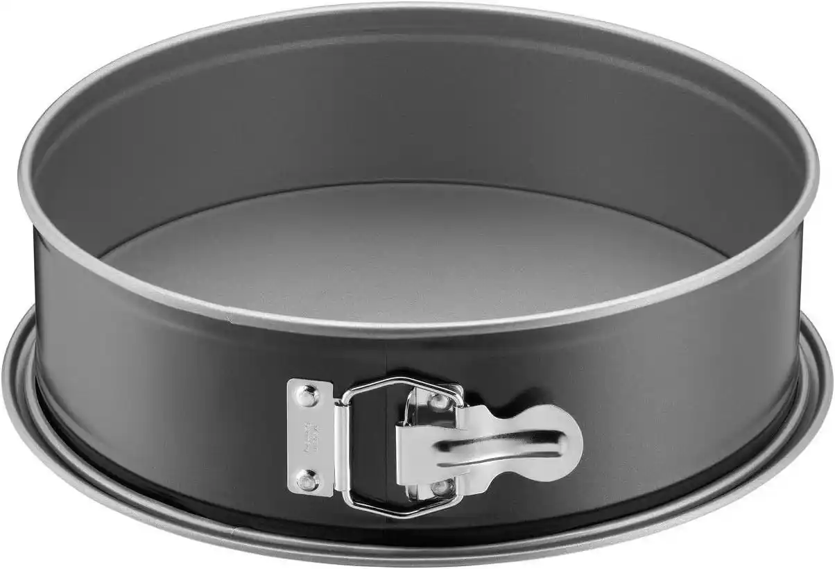 Springform 26 cm Antihaft Kuchenform mit auslaufsicherem Verschluss und flachem Boden